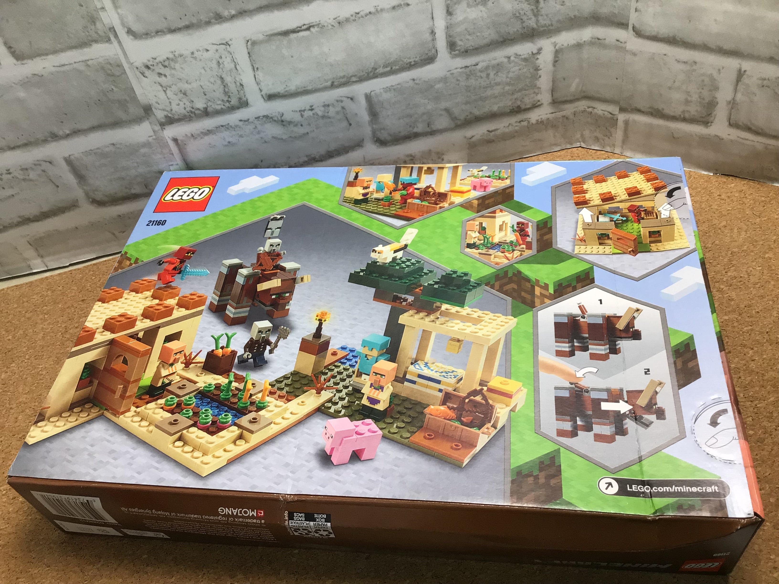 LEGO Minecraft The Villager, Creator Mighty Dinosaurs, Marvel Avengers. Lot of 3 (7918520762606)